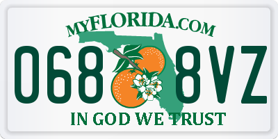 FL license plate 0688VZ