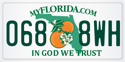 FL license plate 0688WH