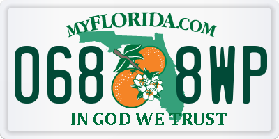 FL license plate 0688WP