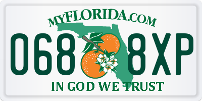 FL license plate 0688XP