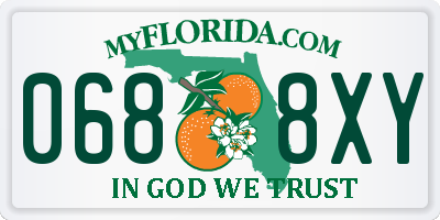 FL license plate 0688XY