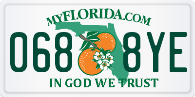 FL license plate 0688YE