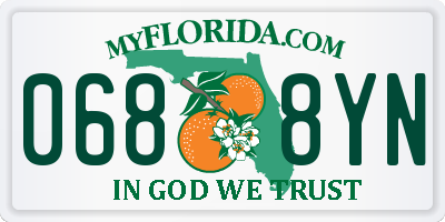 FL license plate 0688YN