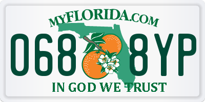 FL license plate 0688YP