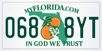 FL license plate 0688YT