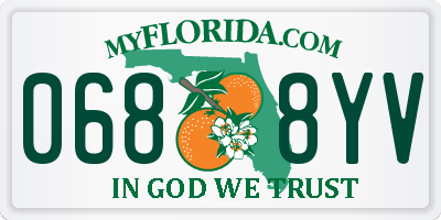 FL license plate 0688YV