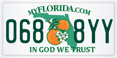 FL license plate 0688YY
