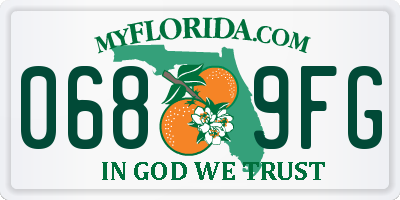 FL license plate 0689FG