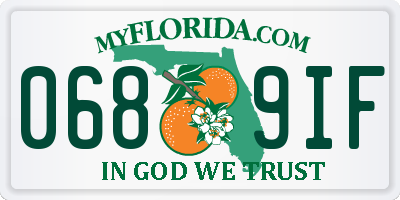 FL license plate 0689IF