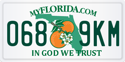 FL license plate 0689KM