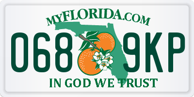 FL license plate 0689KP