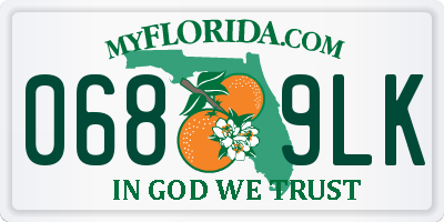 FL license plate 0689LK