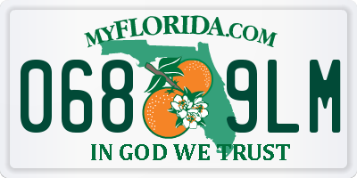FL license plate 0689LM