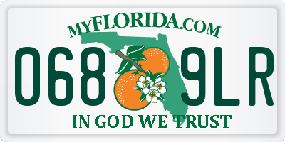 FL license plate 0689LR