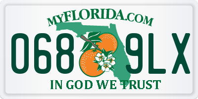 FL license plate 0689LX