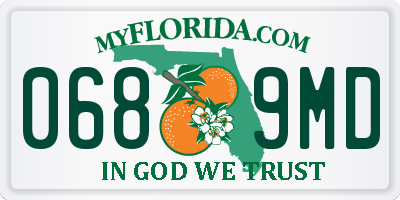 FL license plate 0689MD