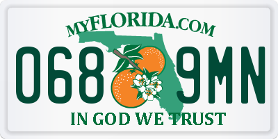 FL license plate 0689MN