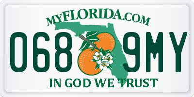 FL license plate 0689MY