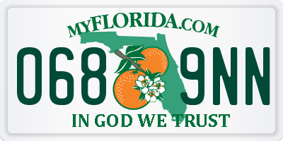 FL license plate 0689NN