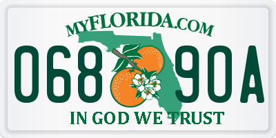 FL license plate 0689OA