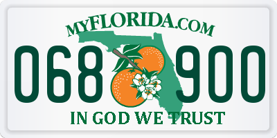 FL license plate 0689OO