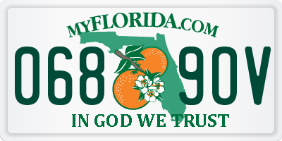 FL license plate 0689OV