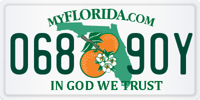 FL license plate 0689OY