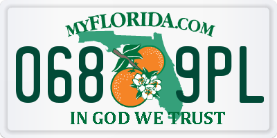 FL license plate 0689PL