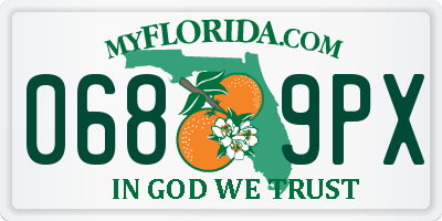 FL license plate 0689PX
