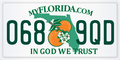 FL license plate 0689QD