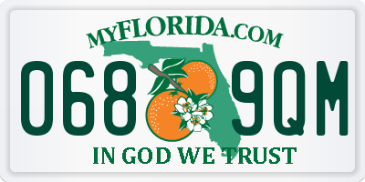FL license plate 0689QM
