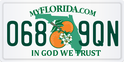 FL license plate 0689QN