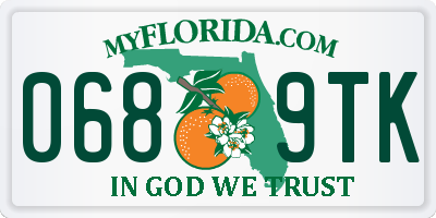 FL license plate 0689TK