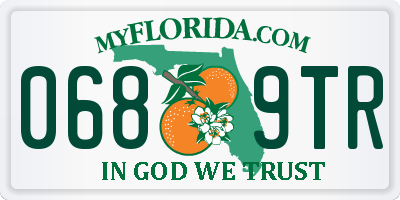 FL license plate 0689TR