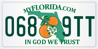 FL license plate 0689TT