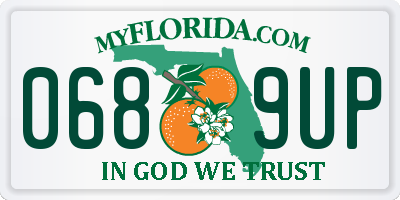 FL license plate 0689UP