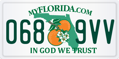 FL license plate 0689VV