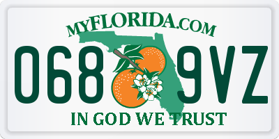 FL license plate 0689VZ