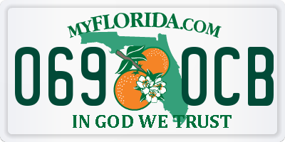 FL license plate 0690CB