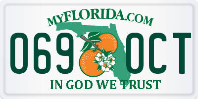 FL license plate 0690CT