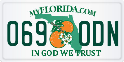 FL license plate 0690DN