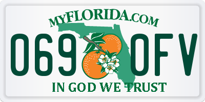 FL license plate 0690FV
