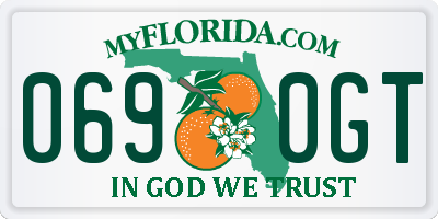 FL license plate 0690GT