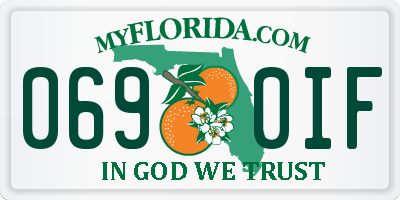 FL license plate 0690IF