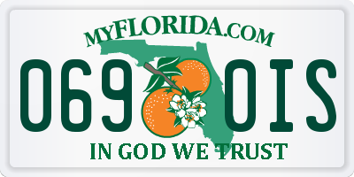 FL license plate 0690IS