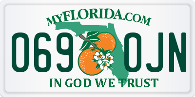 FL license plate 0690JN