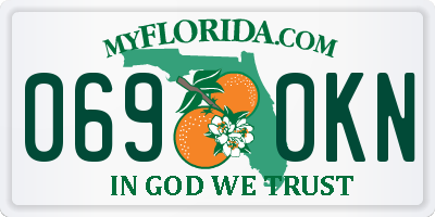 FL license plate 0690KN