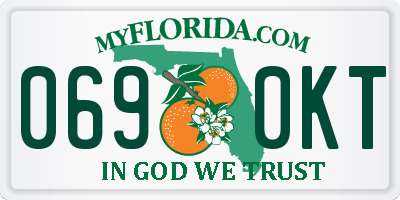 FL license plate 0690KT