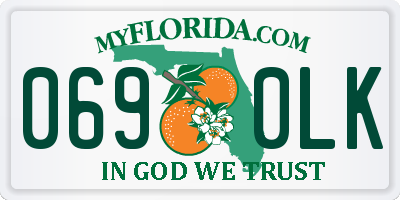 FL license plate 0690LK