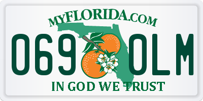 FL license plate 0690LM